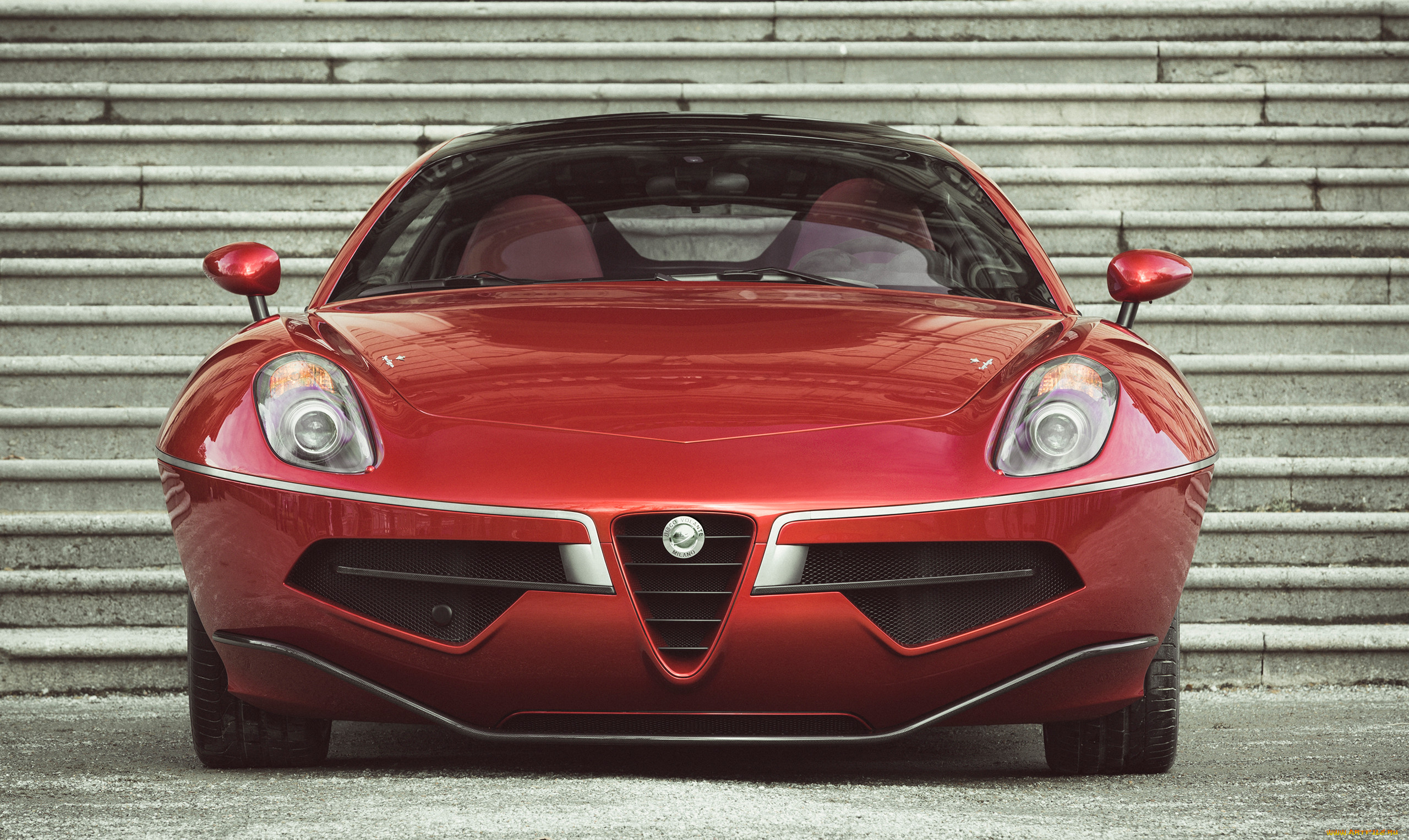 alfa romeo disco volante 2013, , alfa romeo, red, disco, volante, alfa, romeo, 2013